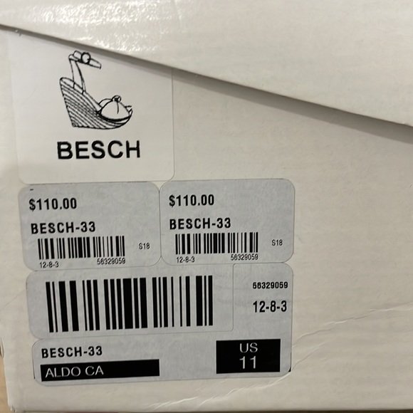 Aldo nude/white wedge heels - size 11 - Picture 5 of 5